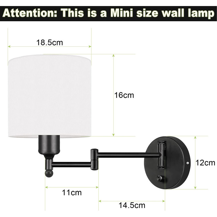 Latitude Run Swing Arm Sconce Wayfair.co.uk